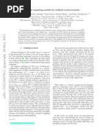 Quantum Computing Models For Articial Neural Networks