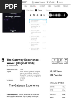 The Gateway Experience - Wave I (Original 1996) : Robert Monroe: Free Download, Borrow, and Streaming: Internet Archive