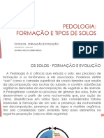 004 Pedologia - Os Solos - Formação e Evolução