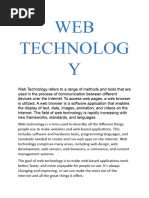 Web Technology