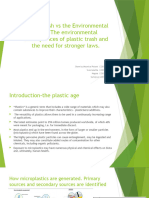 Plastic Trash Vs The Environmental Laws