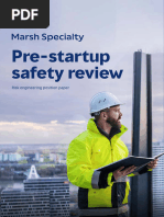 Engineering Position Paper Pre Start Up Safety Review