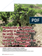 MartinezXirivellaAleixandre - Produccion de Sulfitos Durante La Fermentacion de Vinos Blancos de ...