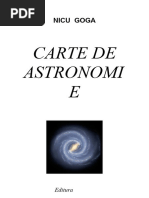 Goga Nicu Carte de Astronomie