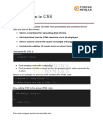 Notes Introduction To CSS