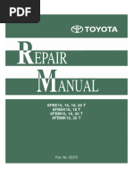 Toyota 8fbe15-20t, 8fbek16-18t, 8fbm16-20t, 8fbmk16-20t Pub - Ce375 Repair Manual