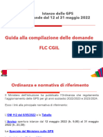 Guida FLC CGIL Aggiornamento GPS Guida Alla Compilazione Delle Istanze