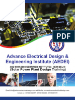 Online Solar Power Plant Design Syllabus