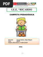 Carpeta Pedagogica 2024 SECUNDARIA