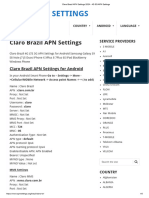 Claro Brazil APN Settings 2024 - 4G 5G APN Settings