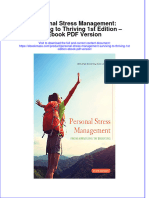 Personal Stress Management Surviving To Thriving 1St Edition Version Full Chapter PDF