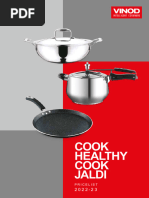 Vinod Cookware Pricelist 2022 - 23