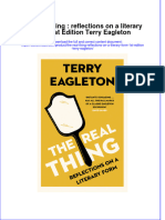 The Real Thing Reflections On A Literary Form 1St Edition Terry Eagleton Full Chapter PDF