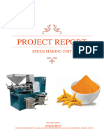 Project Report Pmfme Anjani Devi