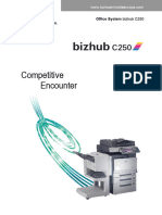 Competitive Encounter Bizhub c250