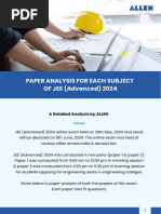 JEE (Adv) 2024 Paper Analysis