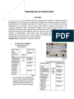 Informe. Aminoacidos