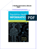 Population Health Informatics PDF Full Chapter PDF