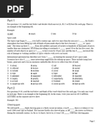 FCE RUE Parts 1 To 4 Practice