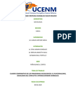 Informe de Sociologia Cuadro Comparativo