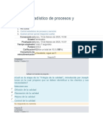 Control Estadístico de Procesos y Servicios Examen 1 Segunda Vuelta