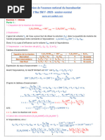 Examen National Physique Chimie Sciences Maths 2023 Normale Corrige 2