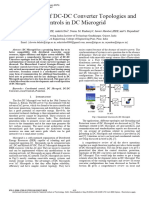 An Overview of DC-DC Converter Topologies and Controls in DC Microgrid