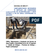 Adicional de Obra N°1