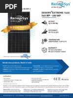 PV Module - RenewSys DESERV Extreme 144-TopCon - Bifacial GG