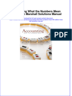 (Download PDF) Accounting What The Numbers Mean 9th Edition Marshall Solutions Manual Full Chapter