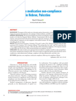 2021-Glaucoma Medication Non-Compliance in Hebron - Palestine-Ophthalmology Journal - 2021