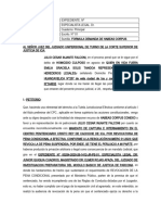 Formula Demanda de Habeas Corpus Julio Falconi