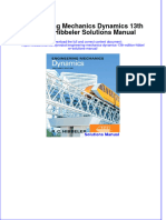 Instant Download PDF Engineering Mechanics Dynamics 13th Edition Hibbeler Solutions Manual Full Chapter