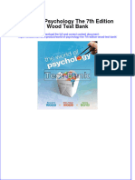 Instant Download PDF World of Psychology The 7th Edition Wood Test Bank Full Chapter