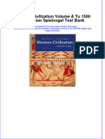 Instant Download PDF Western Civilization Volume A To 1500 8th Edition Spielvogel Test Bank Full Chapter