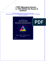 Full Download PDF of (Ebook PDF) Managing Human Resources 12th Edition by Susan E. Jackson All Chapter