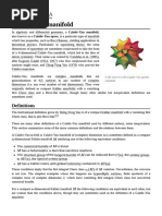 Calabi-Yau Manifold