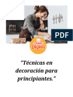 Tecnicas en Decoración para Principiantes