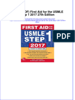 Full Download PDF of (Ebook PDF) First Aid For The USMLE Step 1 2017 27th Edition All Chapter