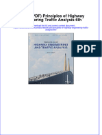 Full Download PDF of (Ebook PDF) Principles of Highway Engineering Traffic Analysis 6th All Chapter