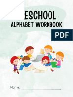 Simple Alphabet Tracing Worksheet - 01 - US Letter