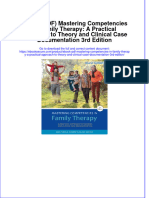 (Ebook PDF) Mastering Competencies in Family Therapy: A Practical Approach To Theory and Clinical Case Documentation 3Rd Edition