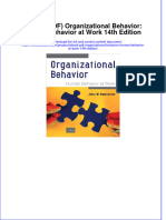 Full Download PDF of (Ebook PDF) Organizational Behavior: Human Behavior at Work 14th Edition All Chapter