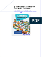 (Download PDF) Governing States and Localities 6th Edition Smith Test Bank Full Chapter