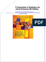 (Ebook PDF) (Ebook PDF) Essentials of Statistics For The Behavioral Sciences 9th Edition All Chapter