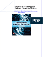 Full Download PDF of (Ebook PDF) Handbook of Applied Hydrology, Second Edition 2nd Edition All Chapter