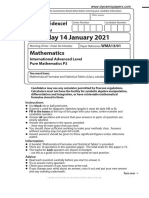 Thursday 14 January 2021: Mathematics