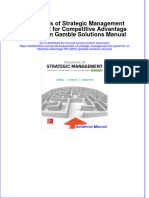 Instant Download PDF Essentials of Strategic Management The Quest For Competitive Advantage 5th Edition Gamble Solutions Manual Full Chapter