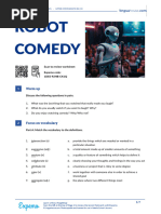 Robot Comedy British English Teacher