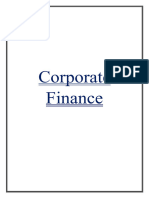 Corporate Finance